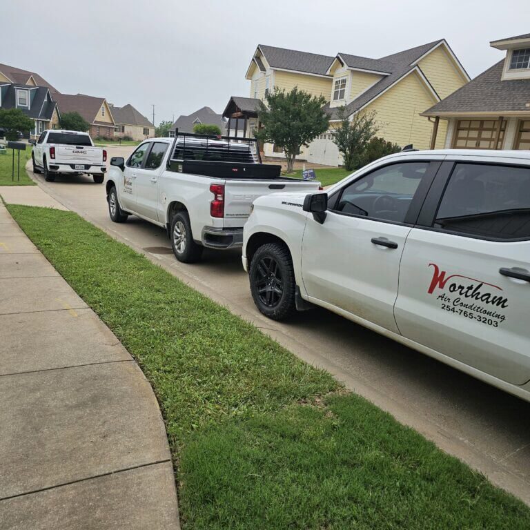 Wortham Air Conditioning - HVAC Fairfield, Mexia Teague - Service Trucks