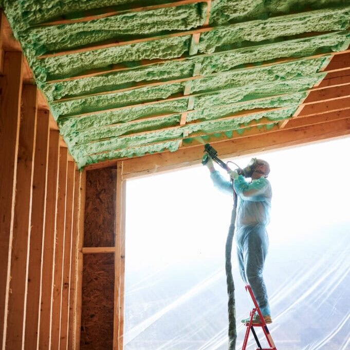Wortham Air Conditioning - Spray Foam Attic Insulation Installation